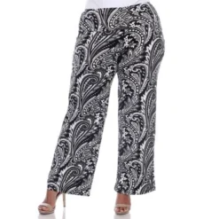 Women's Plus Size Printed Palazzo Pants - White Mark 32 Women's Plus Size Printed Palazzo Pants - White Mark -Avene Clothing Shop GUEST ba8dc36f 9979 4d59 a1ac c0fa7da4e9dd