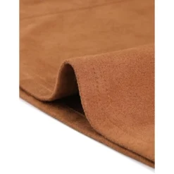 Allegra K Women's Casual Faux Suede Pockets Stretch A-line Midi Skirt With Belt -Avene Clothing Shop GUEST bd559625 c37c 4369 89c5 51d7fa815141