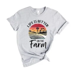Simply Sage Market Women's Life Is Better On The Farm Sunset Short Sleeve Graphic Tee 7 Simply Sage Market Women's Life Is Better On The Farm Sunset Short Sleeve Graphic Tee -Avene Clothing Shop GUEST bd86527c 1296 4754 99c6 3211f451311d