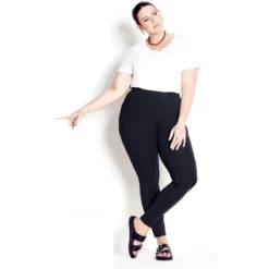 Women's Plus Size Supima® High Rise Legging Black - Average | AVENUE LEISURE 7 Women's Plus Size Supima® High Rise Legging Black - Average | AVENUE LEISURE -Avene Clothing Shop GUEST bdbaa85d 6ad0 4274 829c f55f71fce88a