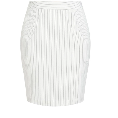 Women's Plus Size Riley Skirt - Ivory | CITY CHIC 2 Women's Plus Size Riley Skirt - Ivory | CITY CHIC - Image 2