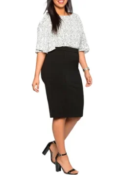 ELOQUII Women’s Plus Size The Ultimate Stretch Suit Pencil Skirt -Avene Clothing Shop GUEST c929b1d0 5c33 4bdb 9d62 03ad68a49952