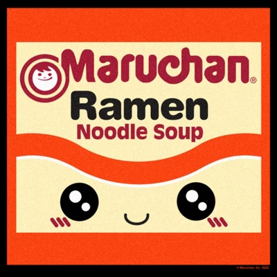 Women's Maruchan Cartoon Ramen Packet T-Shirt 1 Women's Maruchan Cartoon Ramen Packet T-Shirt