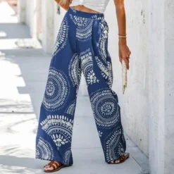 Women's Ornate Print High Waist Pants - Cupshe -Avene Clothing Shop GUEST c9f4d39d 0a2b 4e46 a16e 1895ff6e873b