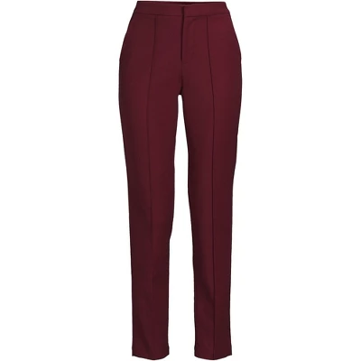 Lands' End Women's High Rise Bi Stretch Pintuck Pencil Ankle Pants 8 Lands' End Women's High Rise Bi Stretch Pintuck Pencil Ankle Pants - Image 8