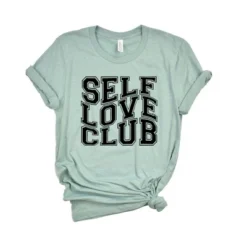 Simply Sage Market Women's Self Love Club Block Short Sleeve Graphic Tee -Avene Clothing Shop GUEST cf5a32e5 7fde 4bce a49d 03641760a916