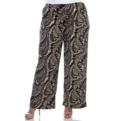 Women's Plus Size Printed Palazzo Pants - White Mark 33 Women's Plus Size Printed Palazzo Pants - White Mark -Avene Clothing Shop GUEST cf5daba2 d3ac 474b a151 4c693676b4a6