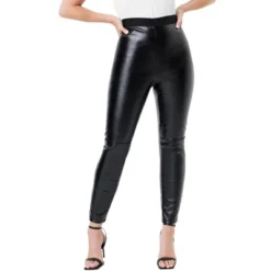 June + Vie By Roaman's Womenâs Plus Size Faux Leather Legging