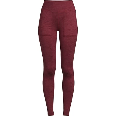 Lands' End Women's Active High Impact Fleece Lined Pocket Leggings 5 Lands' End Women's Active High Impact Fleece Lined Pocket Leggings - Image 5