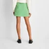 Women's Felt Double Front Pocket Mini Skirt - Future Collective™ With Reese Blutstein Green