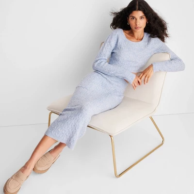 Women's High-Rise Midi Sweater Skirt - Future Collective™ With Reese Blutstein 2 Women's High-Rise Midi Sweater Skirt - Future Collective™ With Reese Blutstein - Image 2