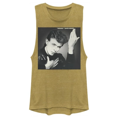 Junior's David Bowie Heroes Festival Muscle Tee 3 Junior's David Bowie Heroes Festival Muscle Tee - Image 3