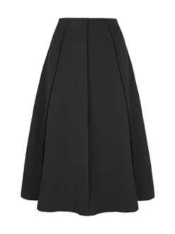 Allegra K Women's High Waist Stretch A-Line Pleated Flared Skirt -Avene Clothing Shop GUEST d440998f 4cad 4e9b 92dc afa363cfaa84