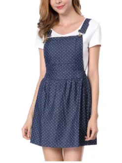 Allegra K Women's Pattern Overall Adjustable Shoulder Suspender Straps Mini Skirt -Avene Clothing Shop GUEST d5b97e3c 83d1 4f0c ba24 904ba8d685b6