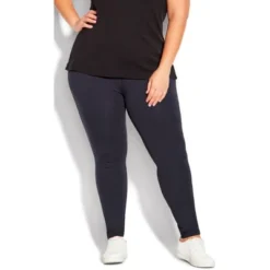 Women's Plus Size Pima High Rise Legging Navy - Average | AVE LEISURE -Avene Clothing Shop GUEST db2e0a01 e2f4 4634 8171 3559dc67ac93
