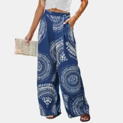 Women's Ornate Print High Waist Pants - Cupshe -Avene Clothing Shop GUEST dba8a48e dd10 45c3 ad30 854424cca121