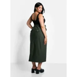 Rebdolls Women's Sierra Tie Belt Button Front Cargo Maxi Shift Skirt 6 Rebdolls Women's Sierra Tie Belt Button Front Cargo Maxi Shift Skirt -Avene Clothing Shop GUEST dc1d4750 bf0b 41d7 92d3 0698b99f0873