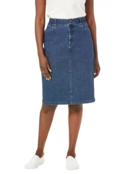 Jessica London Women’s Plus Size Tummy Control Denim Skirt -Avene Clothing Shop GUEST dc8de77f 0112 4d6a 8ae8 a62b2c76c27a