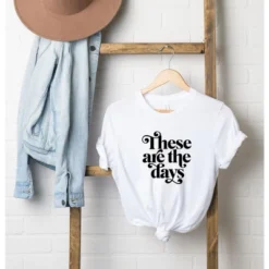 Simply Sage Market Women's These Are The Days Short Sleeve Graphic Tee -Avene Clothing Shop GUEST e002a6a1 454c 44e6 88d6 170b87c4d438