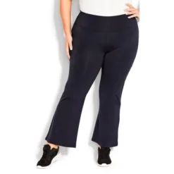 Women's Plus Size Pima Bootleg Legging Navy - Average | AVENUE LEISURE -Avene Clothing Shop GUEST e1e0b721 a556 4ae8 8a84 b5c6ddeeb8e3