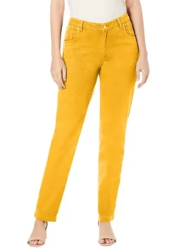Jessica London Women’s Plus Size Classic Cotton Denim Straight Jeans -Avene Clothing Shop GUEST e47d24eb 3a9a 4ab4 983c 9de42016dd18