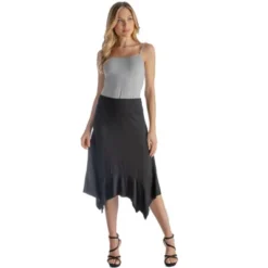 Womens Elastic Waistband Knee Length Skirt -Avene Clothing Shop GUEST e4ab9526 a463 454b b4b9 b0e6a73d2392