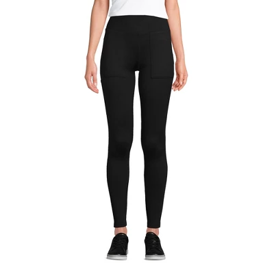 Lands' End Women's Active High Impact Fleece Lined Pocket Leggings 2 Lands' End Women's Active High Impact Fleece Lined Pocket Leggings - Image 2