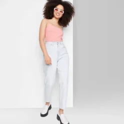 Women's Super-High Rise Curvy Tapered Jeans - Wild Fable™ Ultra Light Wash -Avene Clothing Shop GUEST e74f7d85 9e29 4bb9 b84c 719d51aa3f45