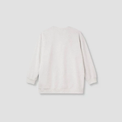 Adult's The Grinch Graphic Sweatshirt - Oatmeal 2 Adult's The Grinch Graphic Sweatshirt - Oatmeal - Image 2