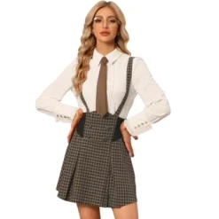 Allegra K Women's Overall Pinafore Plaid Mini Skirt 9 Allegra K Women's Overall Pinafore Plaid Mini Skirt -Avene Clothing Shop GUEST e81e34e1 4192 49e2 b254 0ecd40c9cd1e