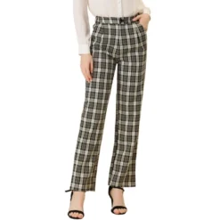 Allegra K Women's Plaid Elastic Waist Casual Work Office Long Trousers 34 Allegra K Women's Plaid Elastic Waist Casual Work Office Long Trousers -Avene Clothing Shop GUEST e9d65374 5824 42a4 a2c1 7c5388da0572