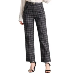 Allegra K Women's Plaid Elastic Waist Casual Work Office Long Trousers 32 Allegra K Women's Plaid Elastic Waist Casual Work Office Long Trousers -Avene Clothing Shop GUEST ef716f3a a7d5 4f55 8105 35e39de334ba