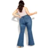 Women's Plus Size Harley Classic Flare Jean - Light Wash | CITY CHIC