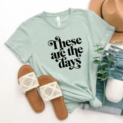 Simply Sage Market Women's These Are The Days Short Sleeve Graphic Tee