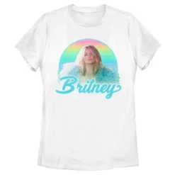 Women's Britney Spears Rainbow Star T-Shirt -Avene Clothing Shop GUEST f32e5d3f 1217 43c5 a2d4 ab9882229fbc