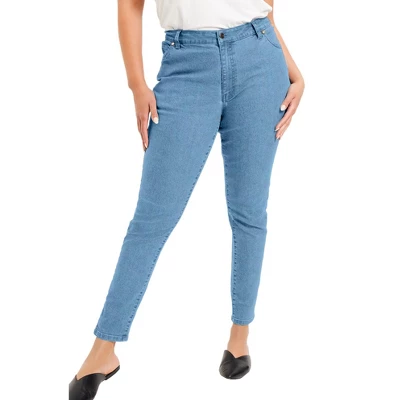 June + Vie By Roaman's Women’s Plus Size June Fit Skinny Jeans 5 June + Vie By Roaman's Women’s Plus Size June Fit Skinny Jeans - Image 5