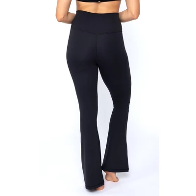 90 Degree By Reflex Womens Wonderlink Madison High Elastic Free Crossover Waist Flare Leg Pant 3 90 Degree By Reflex Womens Wonderlink Madison High Elastic Free Crossover Waist Flare Leg Pant - Image 3