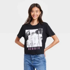 Women's Barbie Photo Real Short Sleeve Graphic T-Shirt - Black -Avene Clothing Shop GUEST f3cb0349 2451 4710 97c0 87379d3bb46b