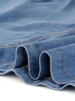 Agnes Orinda Women's Plus Size Denim Tie Waist Button Front A-Line Midi Skirts -Avene Clothing Shop GUEST f5e82179 eb17 45d6 a2ed fa53cf828c3d