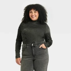 Women's Long Sleeve Turtleneck T-Shirt - Ava & Viv™ -Avene Clothing Shop GUEST faccf15a 4e78 4560 ae8d 247f4af7cdd3