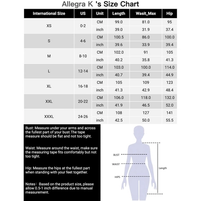 Allegra K Women's Plaid Elastic Waist Casual Work Office Long Trousers 5 Allegra K Women's Plaid Elastic Waist Casual Work Office Long Trousers - Image 5