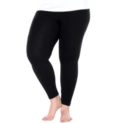 Women's One Size Fits Most Plus Size Super-Stretch Solid Leggings - One Size Fits Most Plus - White Mark -Avene Clothing Shop GUEST ff78a907 5a1d 4bdd 86c2 06b5df15f407