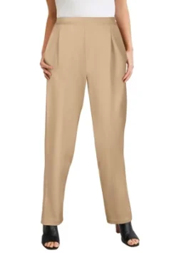 Jessica London Women’s Plus Size Stretch Knit Crepe Straight Leg Pants -Avene Clothing Shop GUEST ffce3707 a7f7 47eb a7a9 b83ff68ec112